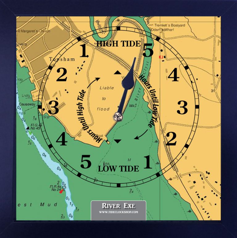 Exmouth Tide Clock Tide clocks Unique Irish made tideclocks