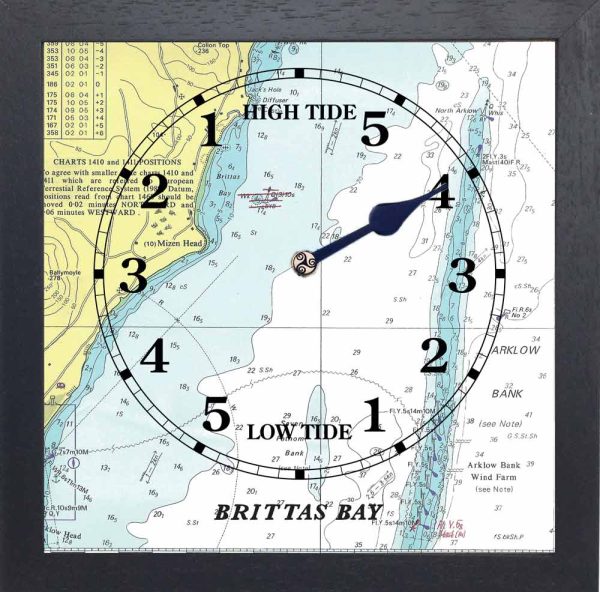 Brittas Bay Tide Clock Tide clocks Unique Irish made tideclocks