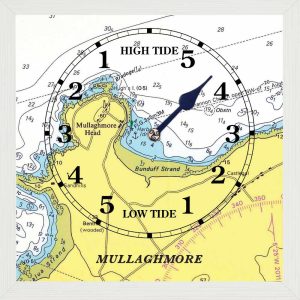 MULLAGHMORE-TIDE-CLOCK-WHITE FRAME